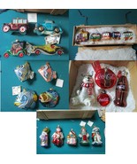 Polonaise Poland Christmas Ornaments Glass In Original New Wooden Box Pick1 - $305.61 CAD+