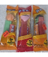 Lot Of 3 PEZ Dispensers NEW - Halloween Pumpkin Witch Valentine&#39;s Day Heart - €11,93 EUR