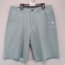 Quiksilver Amphibian 9&quot; Hybrid Shorts Men&#39;s 32 Aqua 4-Way Stretch Pocket... - $22.00