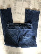 White House Black Market Womens Blanc Boot Cut Jeans Blue Dark Wash 10 R... - $25.85