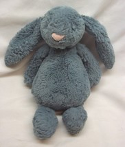 Jellycat London Soft Gray Bunny Rabbit Bashful 7&quot; Plush Stuffed Animal Toy - £13.10 GBP