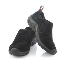 Merrell Jungle Moc Black Midnight Suede Slip On Shoes Hiking Womens 6.5 J60826 - £27.55 GBP