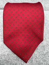 Berg Pülitzer for Lord &amp; Taylor Red Silk Necktie Teardrop Paisley - $24.74