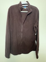 Old Navy Go Warm Brown Long Sleeve Full Zip Sweater Size Large Tall - £23.16 GBP