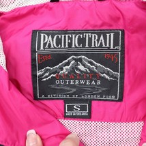 Pacific Trail Jacket Mens S Pink Hoodie Full Zip Seattle Outerwear Windbreaker - £23.65 GBP