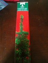 Christmas Tree Artificial 15&quot; inches high, Color Green For Table and Desk - £10.60 GBP