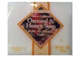 Trader Joe&#39;s - Oatmeal &amp; Honey Soap Pure Vegetable Soap NET WT. 8 OZ - £4.62 GBP