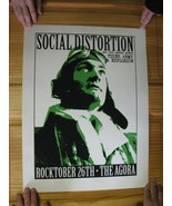 Social Distortion Affiche Sérigraphie Tigre Armée Explosion Oct 26 Agora - $372.84 CAD