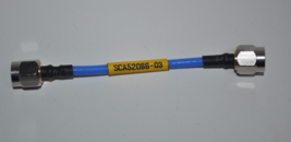 3&quot; SCA52086-03- Fairview Cable Assembly SMA Male to SMA Male Cable FM-F0... - $21.77