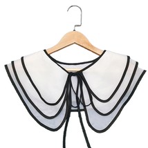 Casual Decorative Collars Detachable Dickey Collar Blouse Half Shirt Doll Shawl  - £28.32 GBP