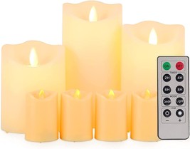 Plastic Candles Battery Candles Flickering Flameless Candles Battery Operated - £31.46 GBP