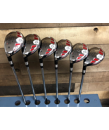 DEMO Left Handed Big &amp; Tall Mens iDrive Hybrid Set #5-PW R Flex Steel 53... - $690.09 CAD