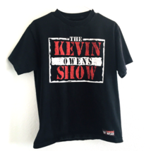 WWE Authentic Wrestling T Shirt Adult Sz M Black The Kevin Owens Show 2016 - $21.33