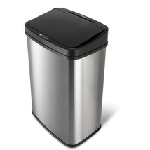 Black Top 13-Gallon Stainless Steel Kitchen Trash Can with Motion Sensor... - $3,650.75 MXN