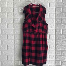 Derek Heart buffalo plaid flannel dress - $15.99