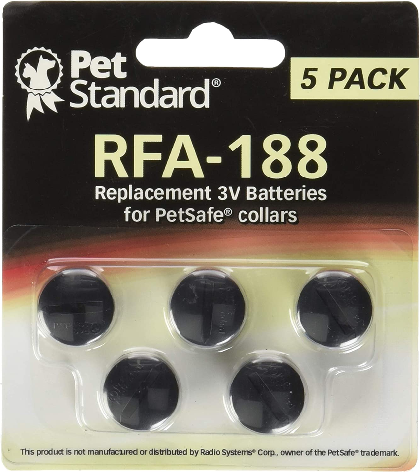 Primary image for Petsafe Compatible RFA-188 Replacement Batteries (5-Pack)