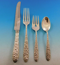 Southern Rose by Manchester Sterling Silver Flatware Set for 8 Service 35 pcs - £1,320.00 GBP