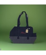 ED Ellen DeGeneres Pet Carrier Tote Bag Blue &amp; Polkadot, Love NWT Dog Ca... - €34,45 EUR