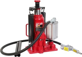Big Red Ta91206 Torin Pneumatic Air Hydraulic Bottle Jack With Manual Hand, Red - £119.77 GBP