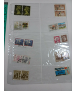 lot of posted international stamps guatemala, USA see photos (book 2 # 18) - £4.59 GBP