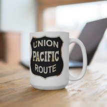 Union Pacific Route old vintage logo Coffee Mug 15 oz - £7.09 GBP