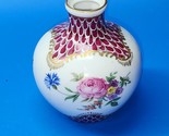 Vintage ELIOS Peint Main HF Handmade Hand Painted Porcelain Carafe Jug Vase - $27.59