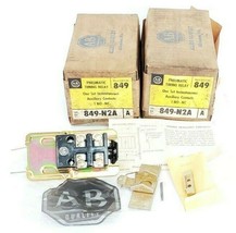 LOT OF 2 NEW ALLEN-BRADLEY 849-N2A SER. A TIMING RELAY AUXILIARY CONTACT... - $295.00
