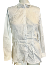 Venus White Long Sleeve Blouse with Lace Back Size 2 - $9.49