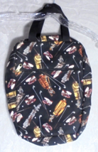 Backpack Golf Club Golf Bag Golf Shoe Sports Motif Black Medium Organize... - $9.85