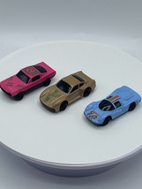 Vintage Toy Car Lot Ford Mustang, Porsche 959, Ferrari P-4 Unbranded 1980&#39;s - £7.56 GBP