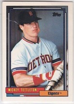 M) 1992 Topps Baseball Trading Card - Mickey Tettleton #29 - £1.55 GBP