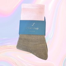 Stand Up Socks in Pink, Blue, &amp; Beige NWT - £11.67 GBP