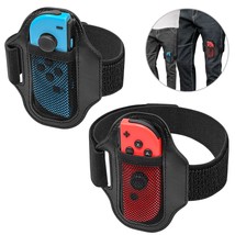 [2 Pack] Leg Strap For Nintendo Switch Sports Play Soccer/Switch Ring Fi... - £26.74 GBP