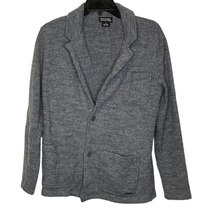 Michael Kors Coatigan Sweater Jacket Size Medium Gray Womens Wool - £35.84 GBP