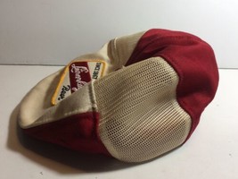 Vintage Leinenkugel Patch Flat Cap Mesh Snapback Bill Cabbie Trucker Hat - $23.33