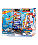 Hot Wheels City - Toy Car Track Set Transforming Race Tower, Single to Dual - $39.00