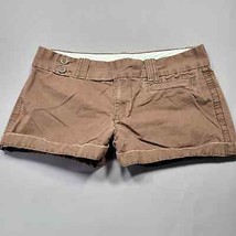 Old Navy Women Shorts Size 6 Brown Grunge Lightly Distressed Shortie Cla... - $11.70