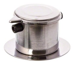 VIETNAMESE STYLE, STAINLESS STEEL, COFFEE INFUSER, FILTER,  2.5&quot; by 3.5&quot;... - £6.33 GBP+
