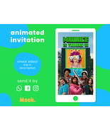Minecraft Movie Video Invitation Animated Digital Birthday - $17.90 CAD