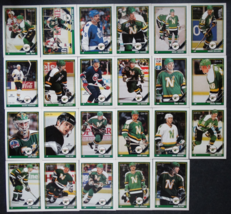 1991-92 O-Pee-Chee OPC Minnesota North Stars Team Set of 23 Hockey Cards - £4.71 GBP