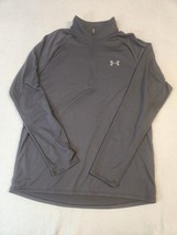 Under Armour UA Tech 1/4 Zip Pullover Shirt Mens Medium Black HeatGear L... - $22.99