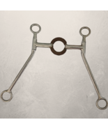 Western Horse Bit Long Shank Fixed Mouth Lifesaver Copper Coil 5&quot; Mouth - $39.99
