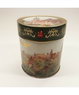 Vintage E Otto Schmidt Round Cookie Tin Germany Nurnberger Lebkuchen Waf... - $101.61