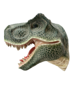Hanging 3D Wall Mounted T-Rex Tyrannosaurus rex Head Mount Plaque Decor - $49.49