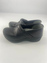 Dansko XP 2.0 Shoes Womens Size 5.5 6 36 Wide Black Leather Clogs Comfort - $26.80