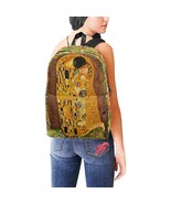 Gustav Klimt The Kiss Nylon Backpack Bag - £35.18 GBP