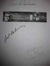 The Twilight Zone Signed TV Pilot Script Screenplay X3 Autograph Rod Ser... - $16.00