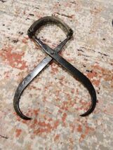 Antique Steel Ice Block Tongs Steel Vintage Metal Hooks Evansville  - $24.99