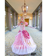 Peach Princess Peach Dress Cosplay Costume - £127.09 GBP