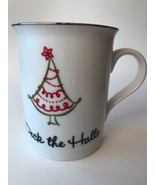 Deck the Halls Jingle Bells Coffee Mug Over sized 16oz Christmas Nichola... - £6.81 GBP